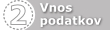 2. Vnos podatkov